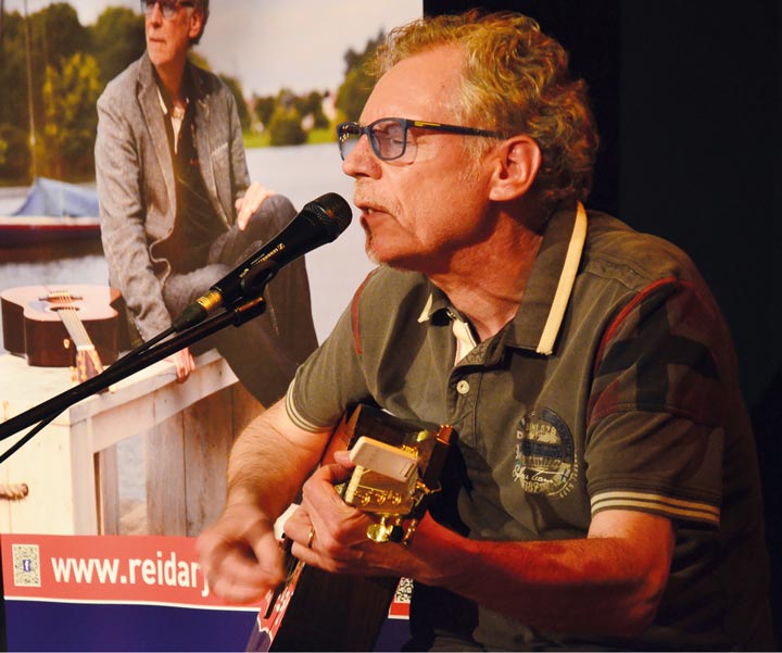 Reidar Jensen im Bahnhof Bad Salzuflen