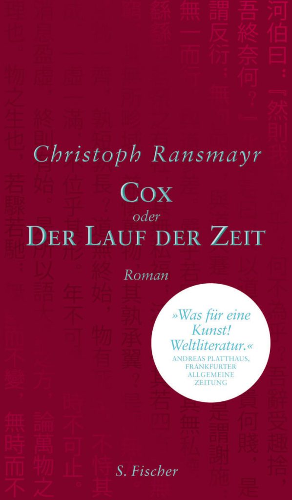 Roman-Cover: Cox oder Der Lauf der Zeit