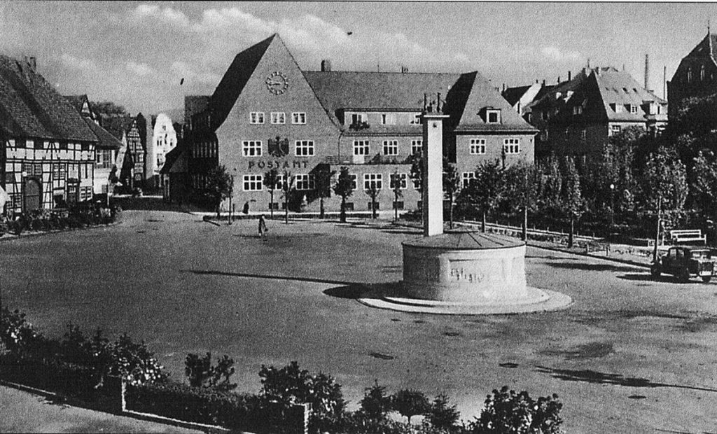 Foto vom Postamt am Salzhof 1936