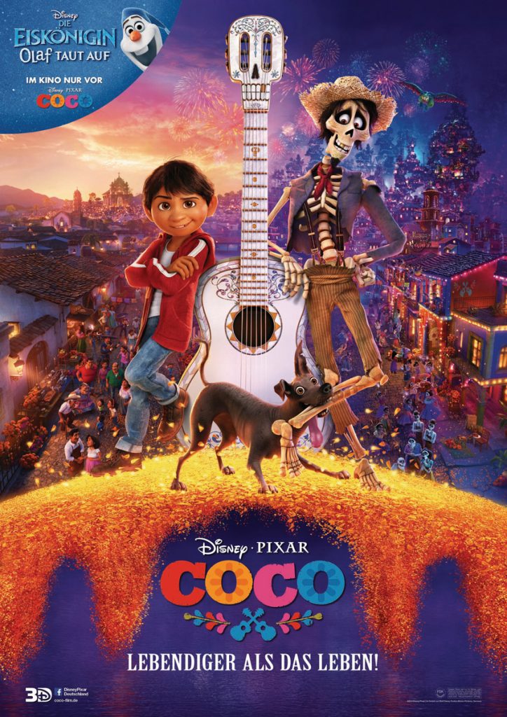 Filmplakat: Coco – Lebendiger als das Leben!