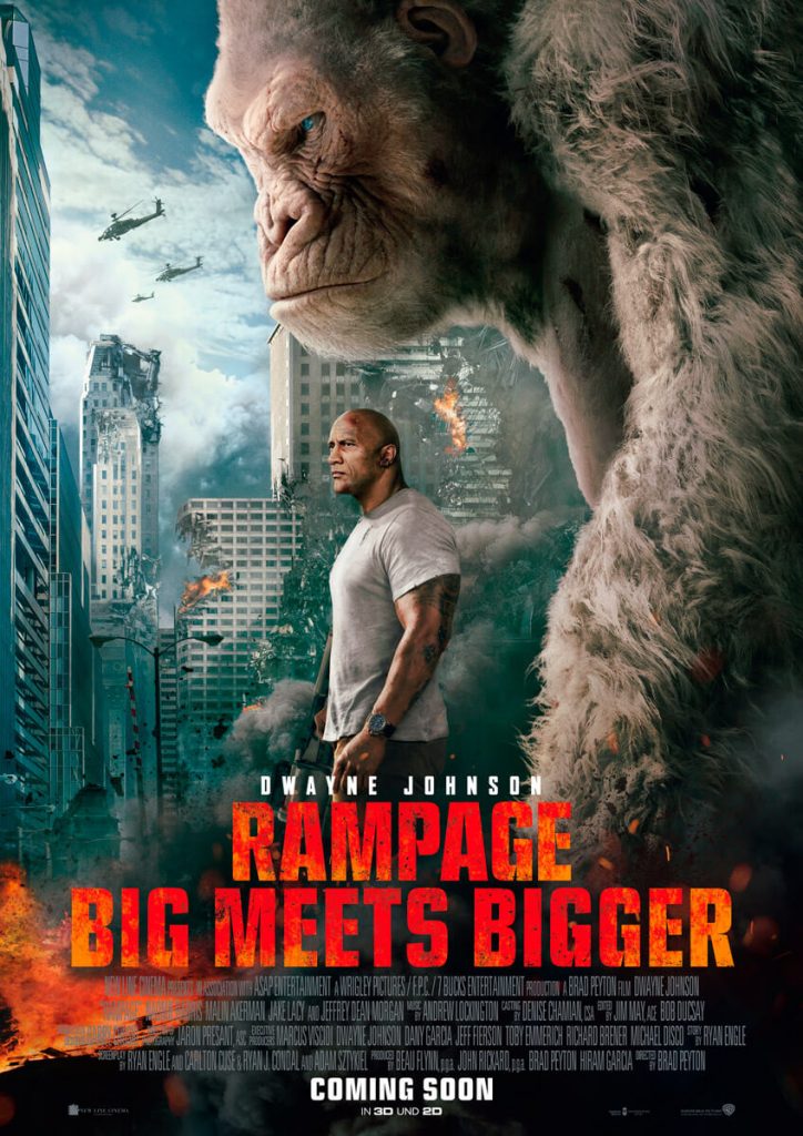 Filmplakat: Rampage – Big meets Bigger