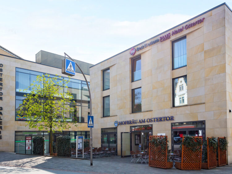 Außenansicht Ostertor Galerie, Best Western Plus Hotel Ostertor, Hofbräu am Ostertor