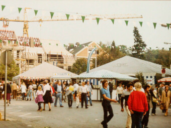 Foto: Kiliansfest auf dem Marktplatz in Schötmar, 1982