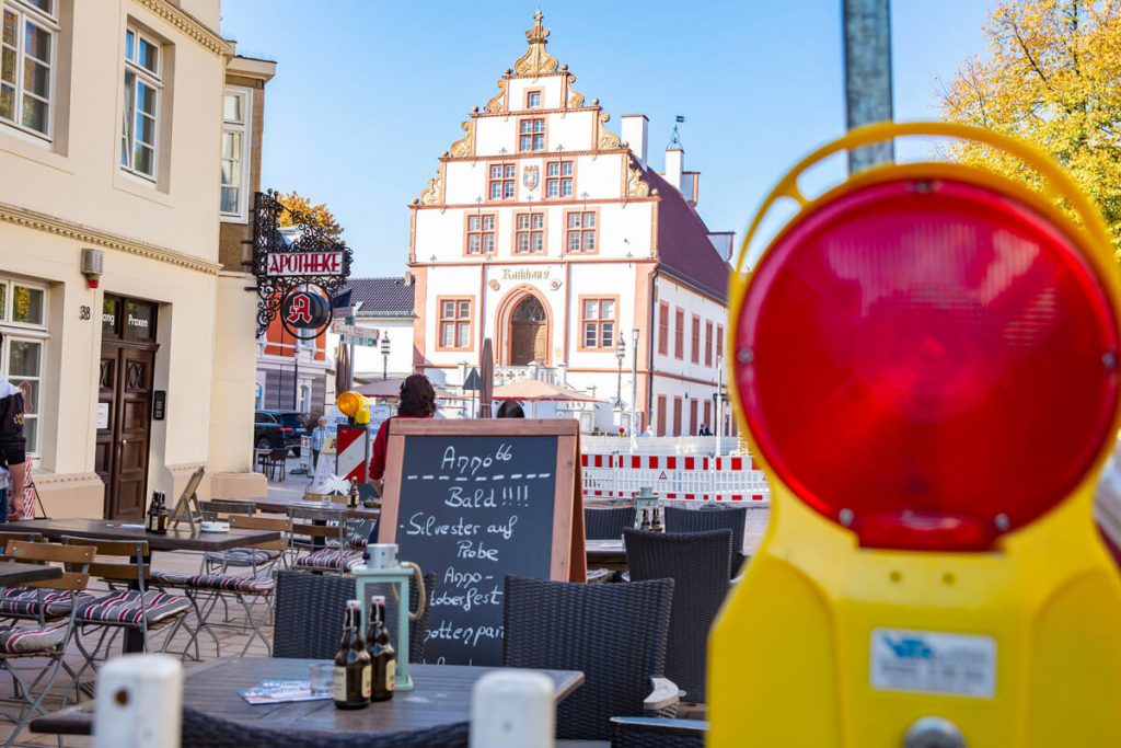 Baustelle in der Innenstadt