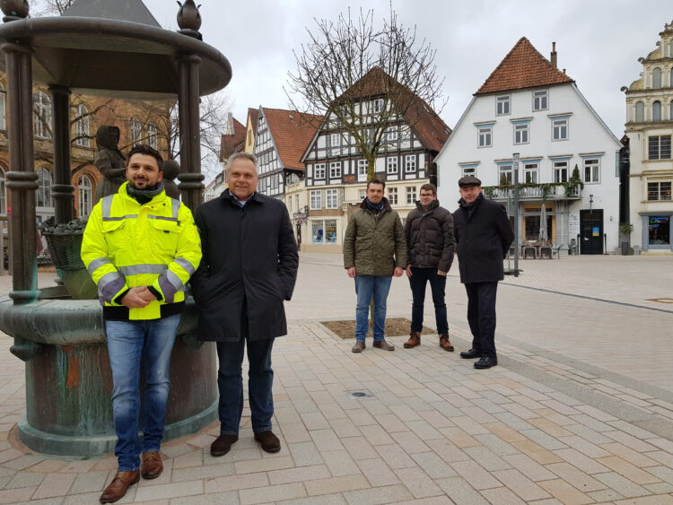 Übergabe des Teilstücks Am Markt