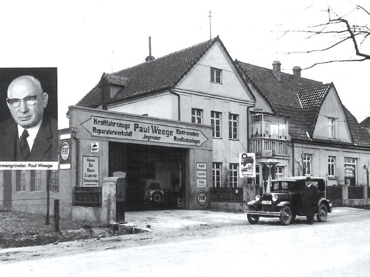 KFZ-Werkstatt Weege in Holzhausen, 1919