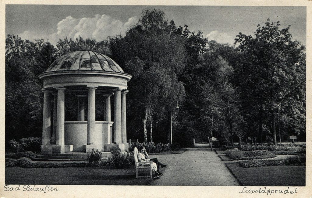 Leopoldsprudel Brunnentempel Bad Salzuflen um 1920