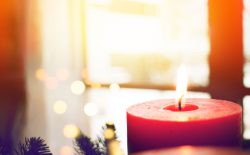 Adventsschmuck Kerze