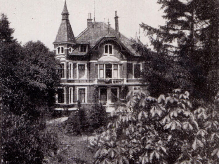 Außenansicht der Villa Johanna in den 1930er Jahren