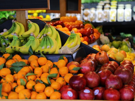 Frisches Obst auf dem Markt