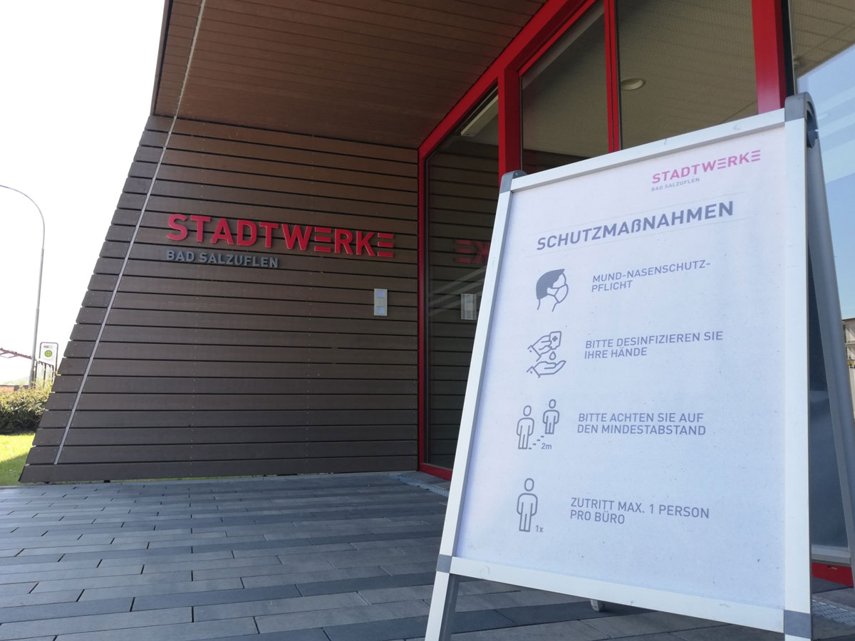 Corona-Krise: Stadtwerke ermöglichen wieder Kundenbesuche