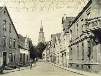 Begastraße in Schötmar um 1910