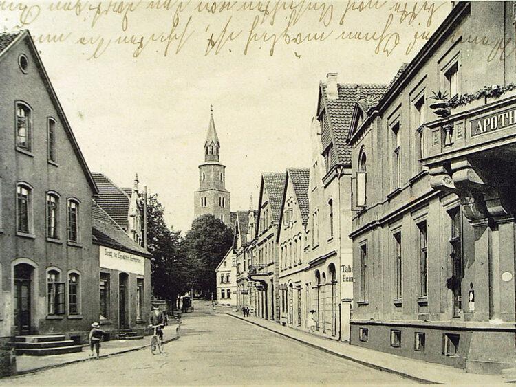 Begastraße in Schötmar um 1910