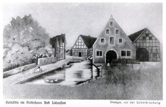 Steege vor der Überbrückung um 1900