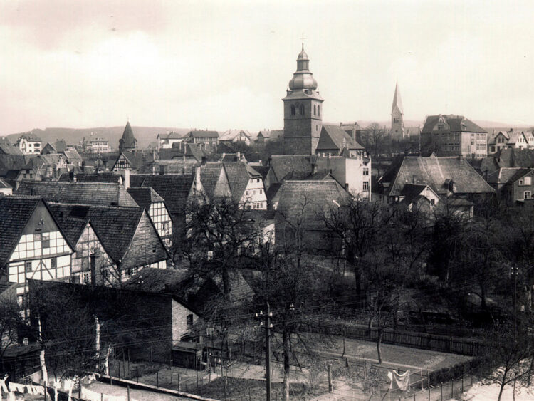Blick auf Stadtkirche Bad Salzuflen um 1910