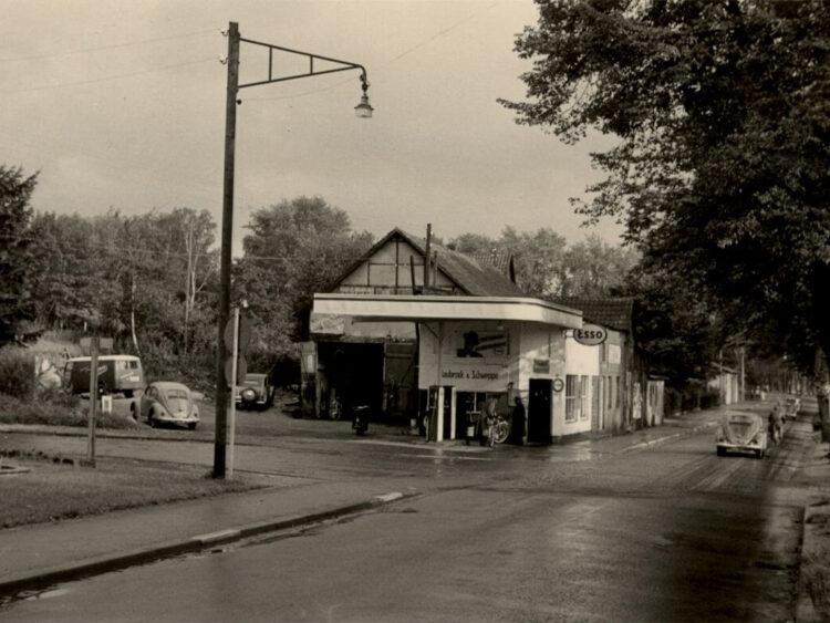 Esso-Tankstelle Bad Salzuflen, 1950er Jahre