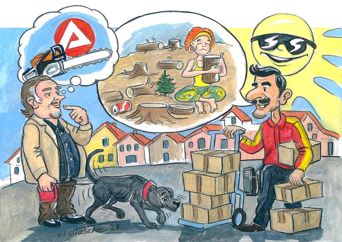 Von Uwe Voehl. Illustriert von Ulrich Tasche.