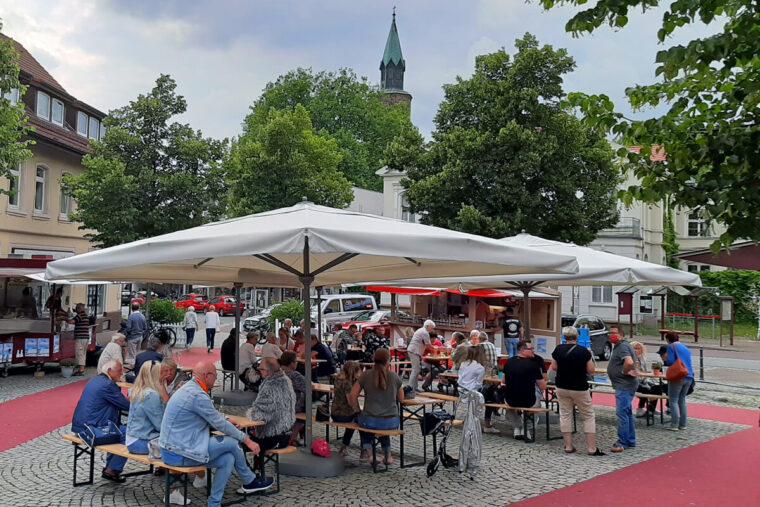 Marktbiergarten in Schötmar