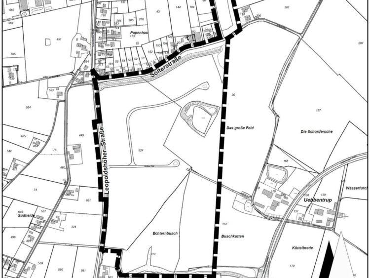 Ein Stadtplan von Lockhausen.