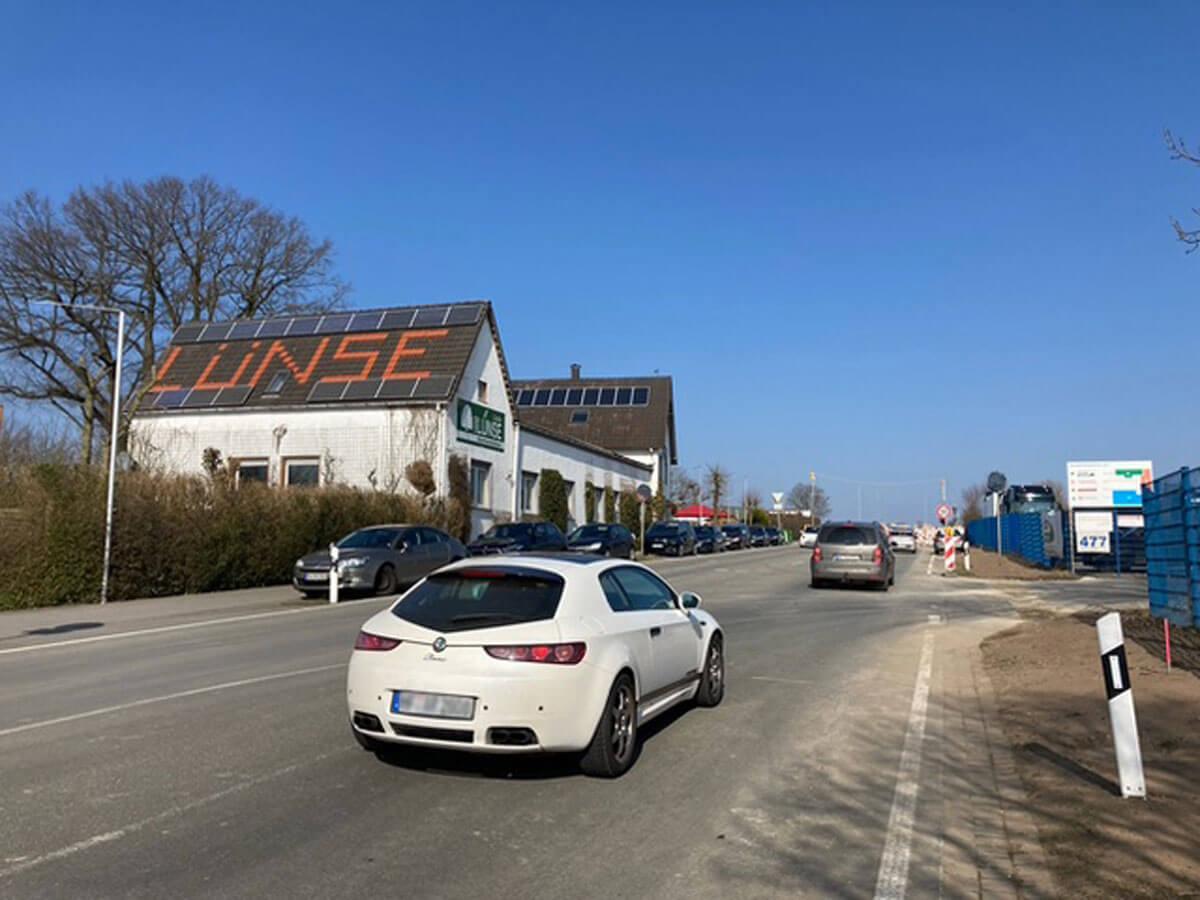 Der Lünse-Kreisel ist wieder frei