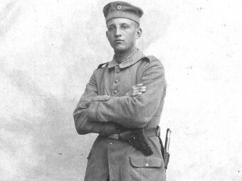 Heinrich Stuckmann als Soldat, 1915