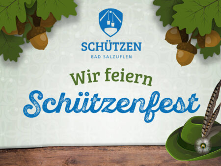 Plakat des Schützenfest der Schützen Bad Salzuflen