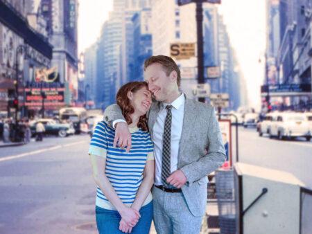 Plakat für das Theaterstück Herbst in New York