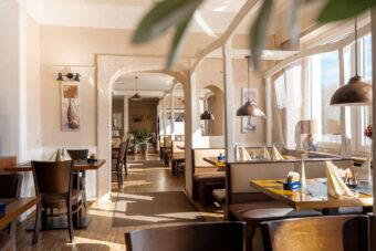 Gastraum im Restaurant Olympia