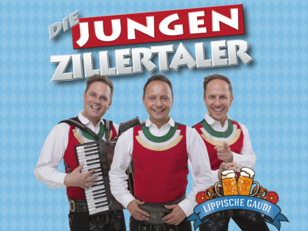 Titelbild der Lippischen Gaudi mit der Band Die jungen Zillertaler.