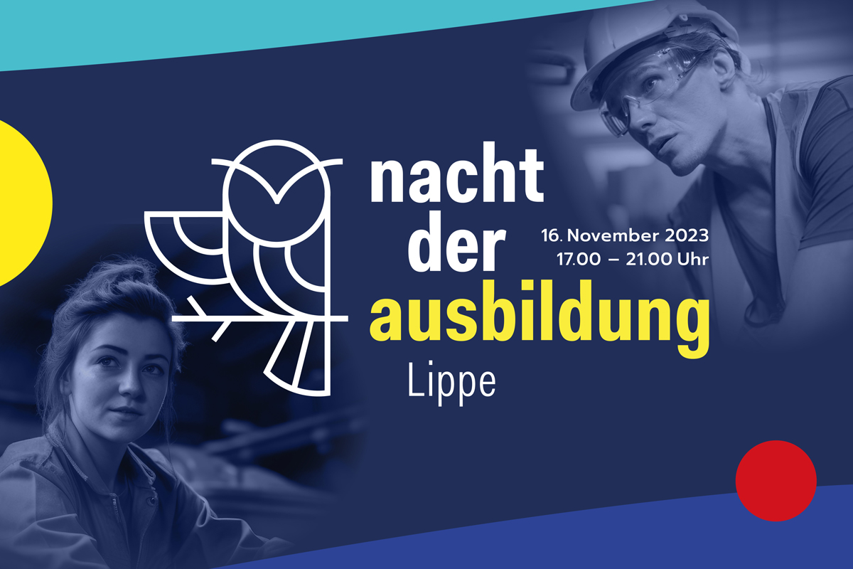 Abbildung Ankündigung Nacht der Ausbildung 2023