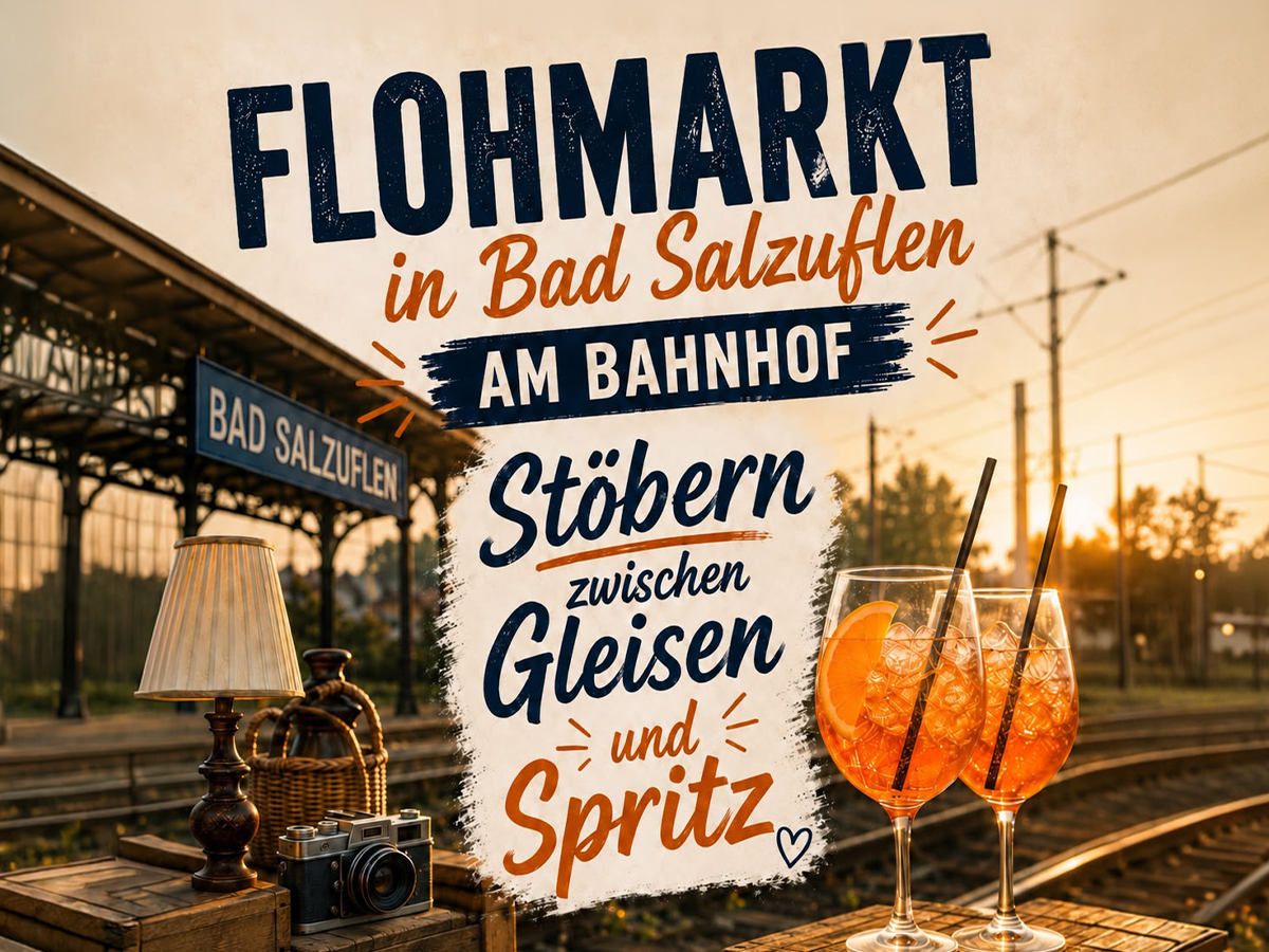 Flohmarkt zwischen Gleisen & Spritz
